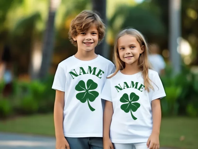 ST PATRICKS DAY T-SHIRT, Paddy's Irish Ireland Tee Top Mens, Shamrock leaves