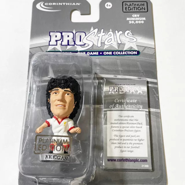 KEEGAN Liverpool Away Corinthian ProStars Collector Club Platinum Blister PP925