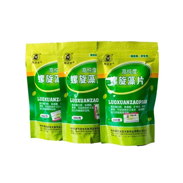 Fish Food Spirulina Wels Tropical Veggie Algae Bioma J1T5 Nice Shrimp