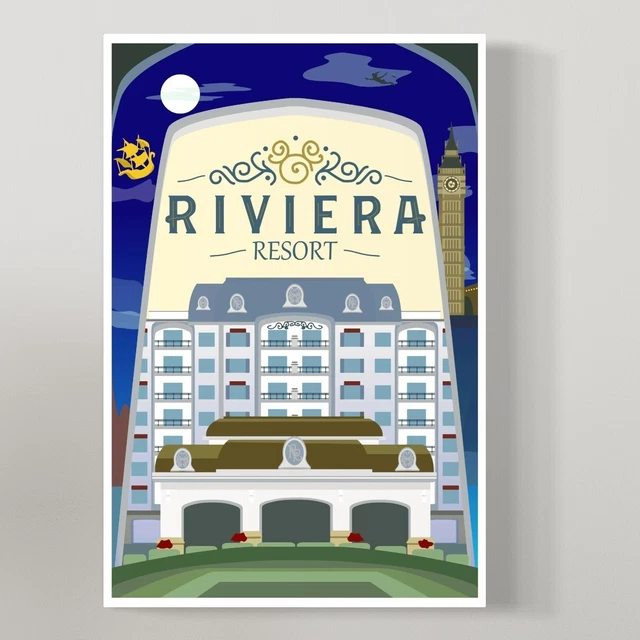 Walt Disney World Riviera Resort Poster Art- Peter Pan