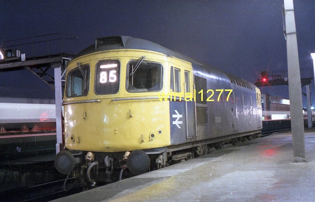 ORIGINAL RAILWAY PHOTOGRAPHIC negative Class 33 33007 at Bristol £3.00 ...