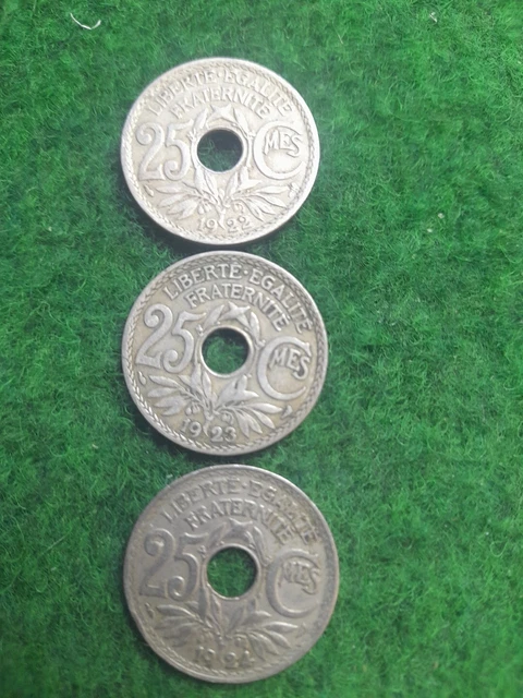 Pièce De Monnaie 25 Centimes Lindauer – Argent, Période 1901-1999