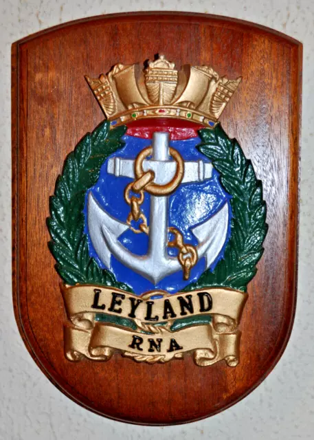 Royal Naval Association Leyland Branch plaque shield crest navy RNA RN