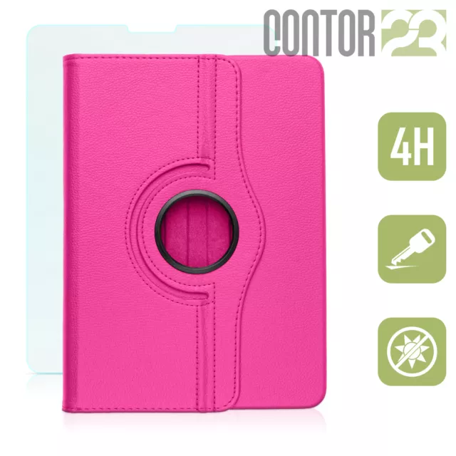 360° Schutzhülle Tasche matte Folie in PINK 10.9" Apple iPad Air 4.Gen (2020)