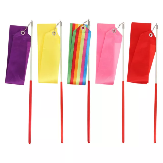 5 Pcs Ribbon For Gymnastics Dance Streamer Durable Ribbons Child