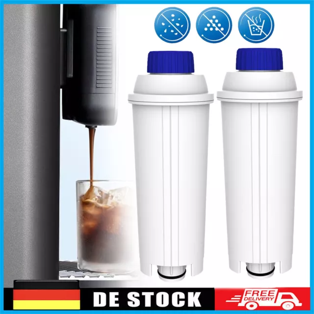 2x Waterdrop Ersatzfilter für Wasserfilter DeLonghi BCO ECAM ESAM Kaffeemaschine