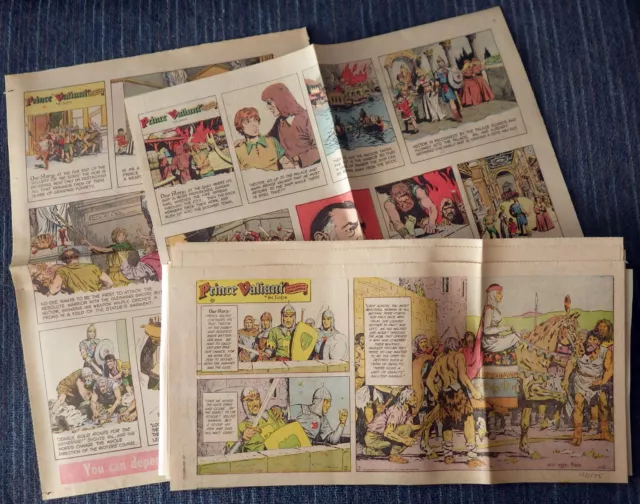 Prince Valiant 1975 30 Sunday comic strips - Hal Foster