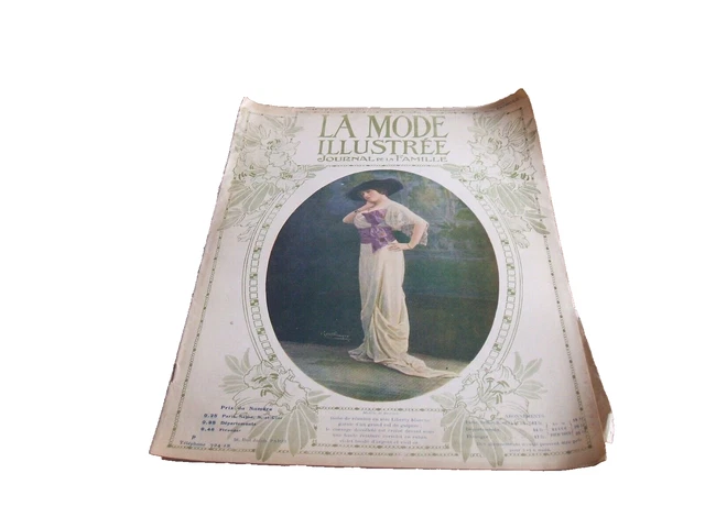 Ancienne Revue La Mode Illustrée N°50 Du 14 Décembre 1884 - édition Originale, Occasion Avec Défauts D'âge