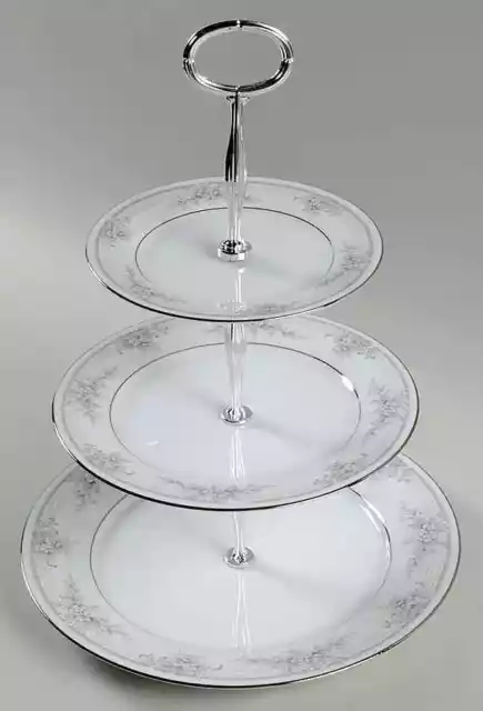 Noritake Sweet Leilani 13 7/8"-14 1/4" 3-Tiered Serving Tray HC 2622161