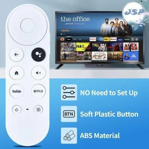 NEW REPLACEMENT FOR Chromecast With Google TV Voice Bluetooth IR Remote