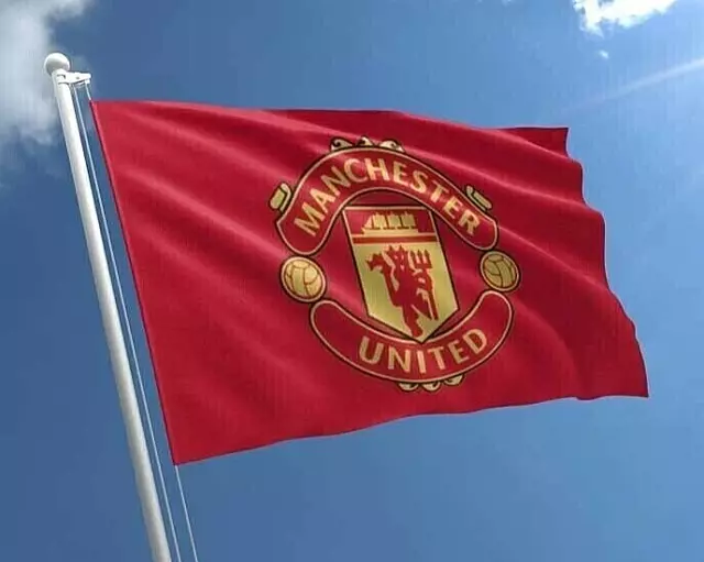 Manchester United FC Groß Fußballverein Mast Flagge Offiziell Mufc 5'X 3' FT