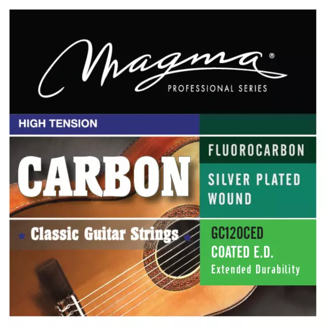 Magma Classical Guitar Strings High Tension Carbon - COATED Silver Plated Copper