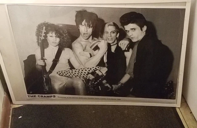 Cramps Vintage Rare New Sealed Poster 2000'S Rock Metal 80 London Cramps Vintage Rare New Sealed Poster 2000'S Rock Metal 80 London