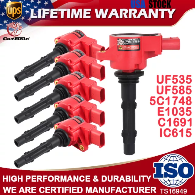 6PACK UF535 Ignition Coil Fits For Mercedes-Benz GLK350 E350 C300 C350 ML350 NEW