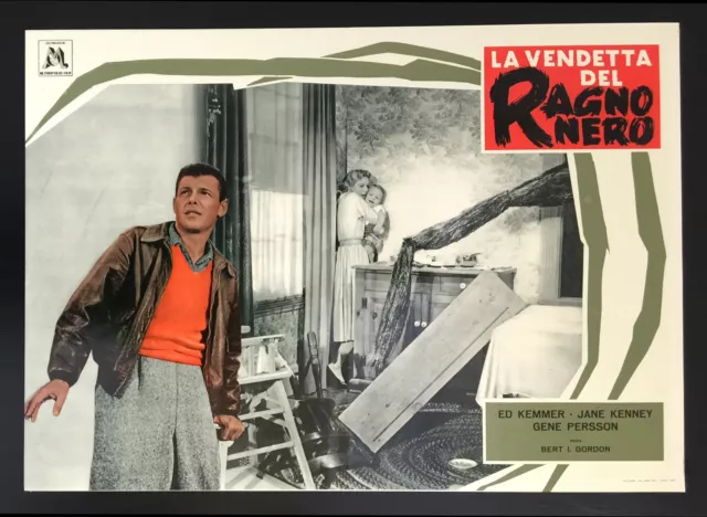 CINEMA-fotobusta LA VENDETTA DEL RAGNO NERO ed kemmer