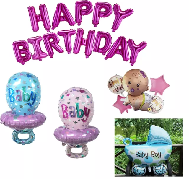 New Born And Infant Baby Boy & Baby Girl Balloon For Birthday, Baby Shower Decor