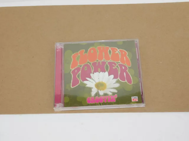 Time Life Flower Power Groovin CD 2 Disc Set 34 Tracks