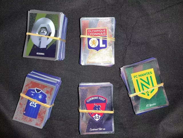 Foot 2023 Panini Lot de 50 stickers sans doubles