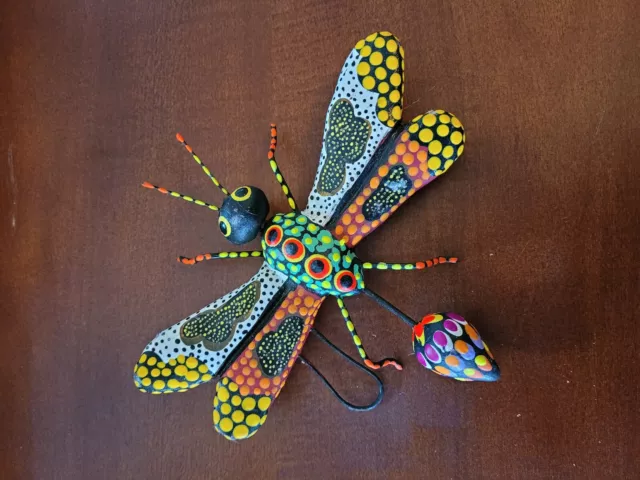 Pepsis Wasp Bug Insect by Concepcion Aguilar Josefina Oaxaca Mexico Clay Wings