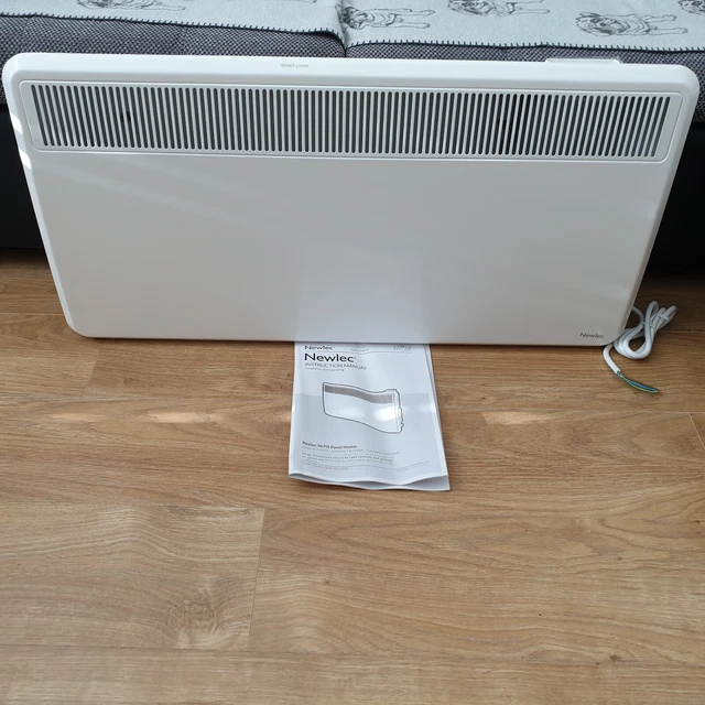 NEWLEC NLPH125E PANEL Heater with Electronic Timer - 1250 Watt (1.25kW)  £204.95 - PicClick UK