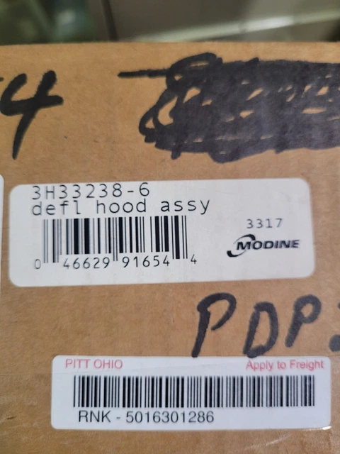 Modine 60 Degrees - Downward Air Deflector 3H33238-6