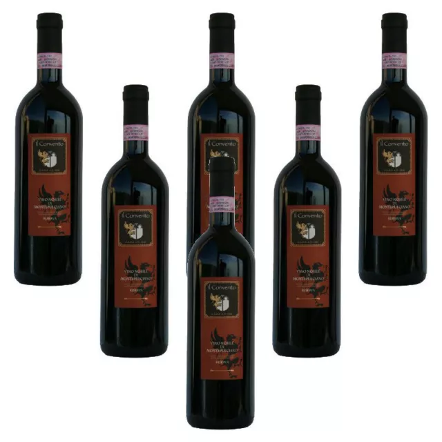 Vino Nobile di Montepulciano DOCG Riserva Il Convento 6 bottiglie 75 cl.