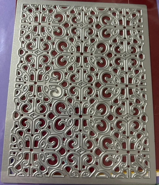 Crafters Companion - troquel de fondo ornamental - marca registrada Downton Abbey