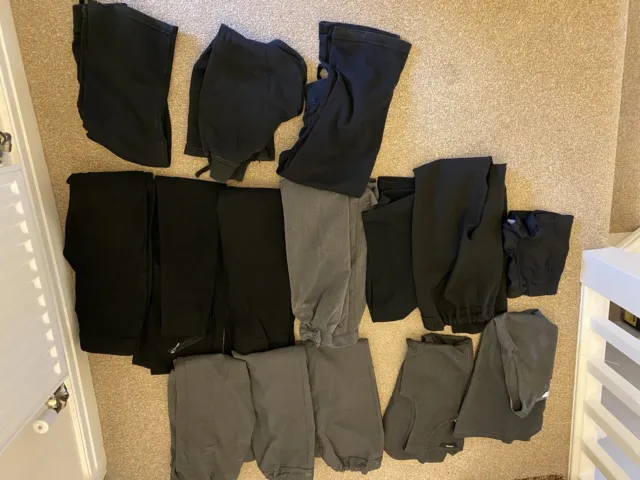 Bundle Girls School Trousers, Skirt, Pe Shorts And Joggers, Leggins,Various Size