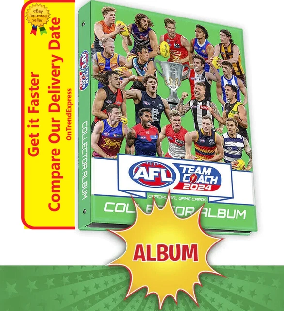 2024 AFL TEAMCOACH Trading Collector Album Folder Team Coach Ar Mascot Card 21.23 PicClick CA