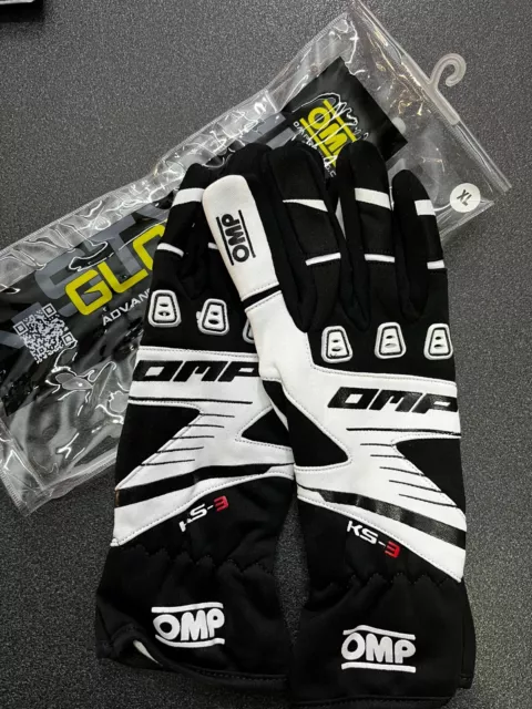 Kk02743E076Xl Ks-3 Gloves Nero/Bianco Tg. Xl