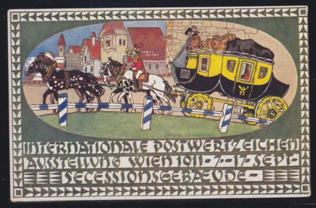 Österreich Postkarte WIPA 1911 -74679
