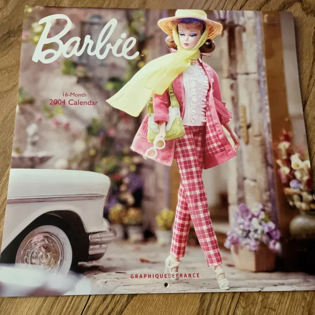 Vintage Barbie 16-month 2004 Calendar - GraphiquedeFrance