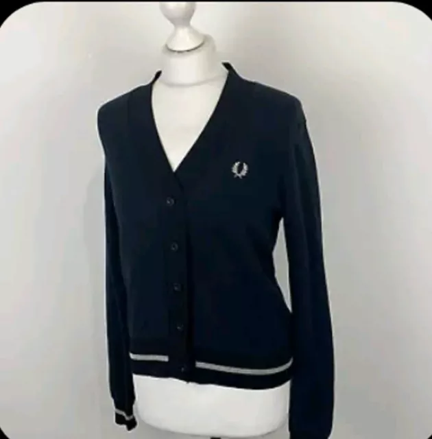 Fred Perry Cardigan Size 10 UK Women’s