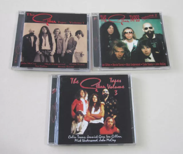 THE IAN GILLAN TAPES Vol. 1/2/3/ LOT 4xCD's AUSTRIA LIMITED EDITION Deep Purple