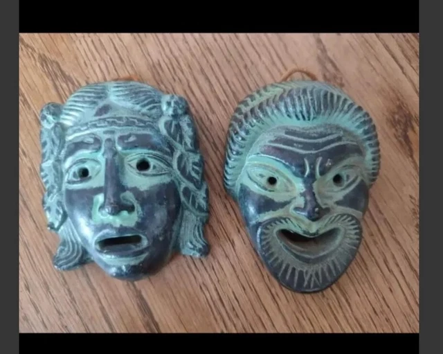 Masque décoratif Tragédie du Théâtre Grec Antique