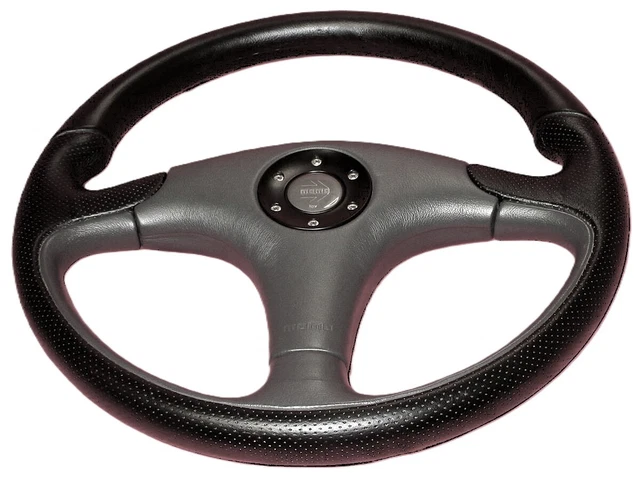 MOMO RACE TYP D35 Kba 70116 Genuine Leather Steering Wheel Dc2 Eg6