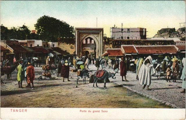 CPA AK MAROC TANGER Porte du grand Soko (31872)