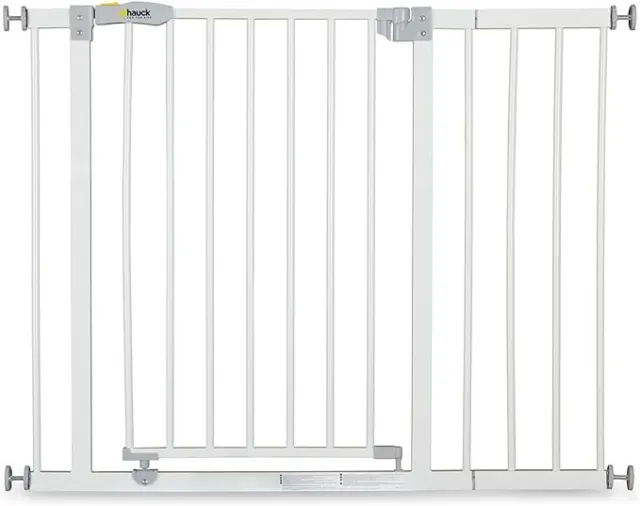 Hauck Baby Gate for Doors & Stairs Open N Stop +21 cm Extension. 96-101 cm