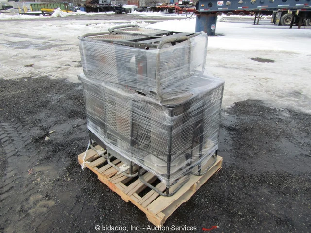 Lot of (8) Flagro L.B. White Sun Blast 125 Portable Radiant Heater -Parts/Repair