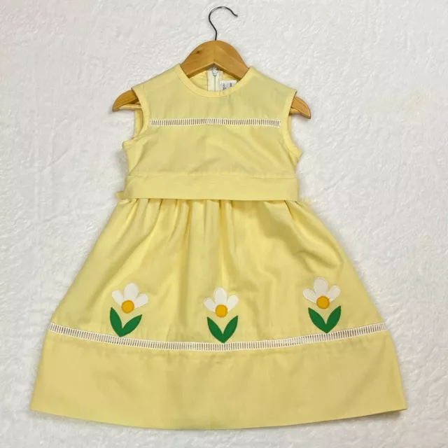 VTG Saks Fifth Ave Toddler Spring Dress 4T, Florence Eiseman Girls Summer Dress