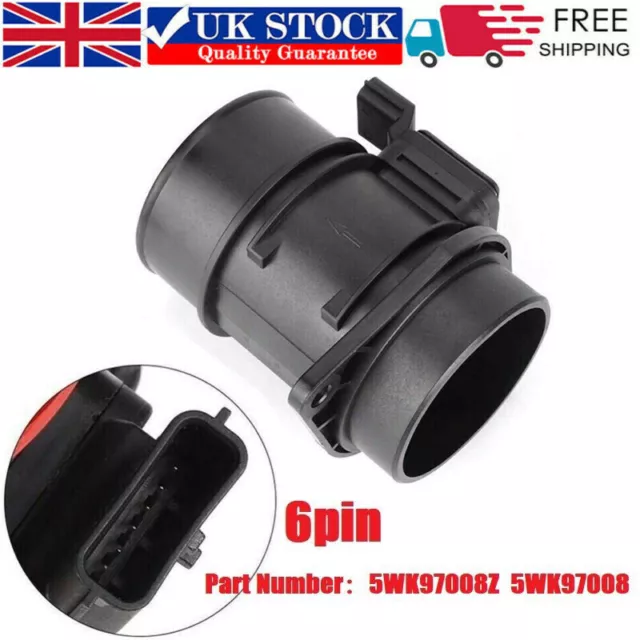 Mass Air Flow Meter Sensor Fit Renault Nissan Vauxhall 2.0 2.5 dCi CDTi 5WK97008