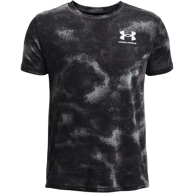 Under Armour Kids Sport Lc Aop Ss Short Sleeve Sports Training Fitness Gym