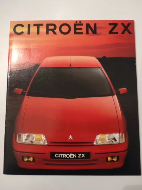 Citroen ZX Avantage Aura Volcane Reflex UK Market Brochure May 1991