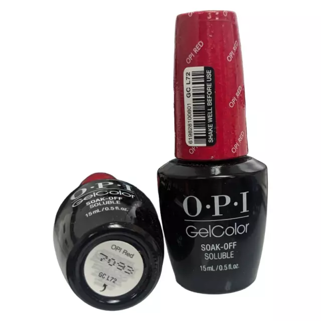 OPI GelColor Soak-Off - OPI Red 15mL/ 0.5 fl. oz. GC L72