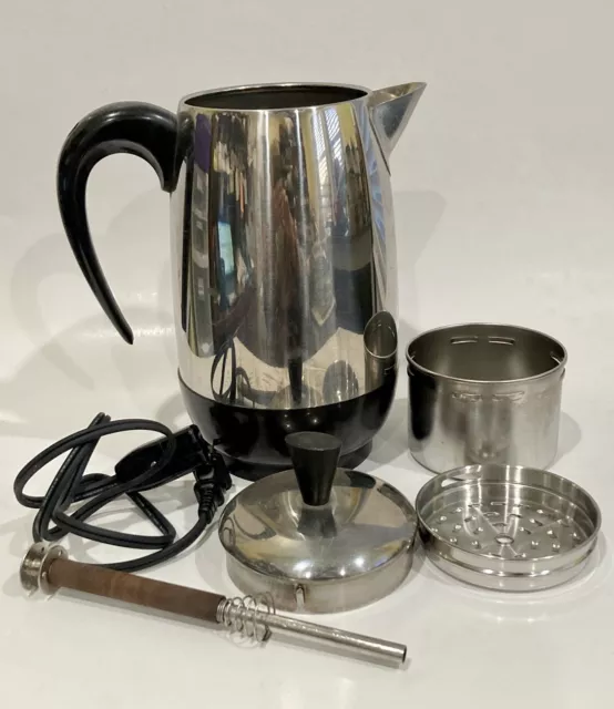 FARBERWARE SUPERFAST 2-4-6-8 Cup Electric Percolator Coffee Maker Pot 280  NEW
