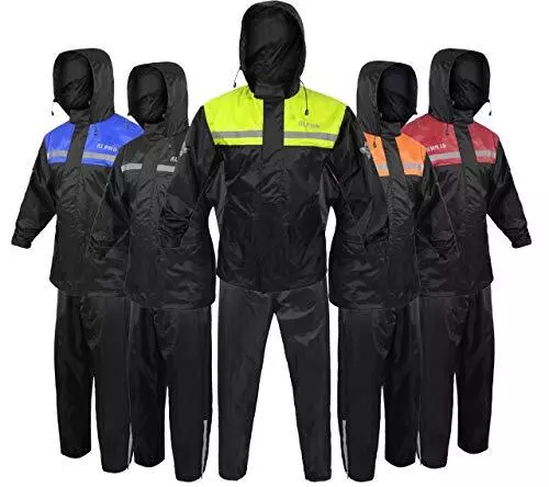 Regenanzug Regenkombi Regenjacke + Regenhose für Motorrad Roller Fahrrad