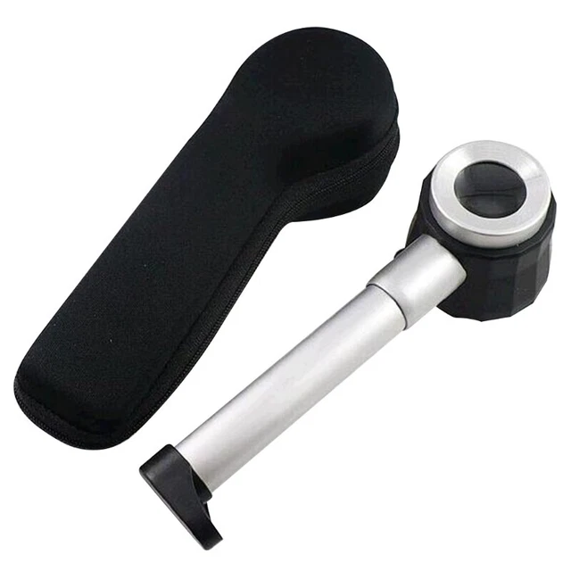 Handheld Magnifier LED Illuminated Magnifying Glass Magnifier Measuring Scale