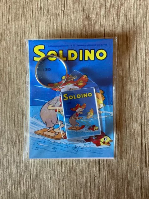 PORTACHIAVI SOLDINO NONNA ABELARDA fumetto retro gadget