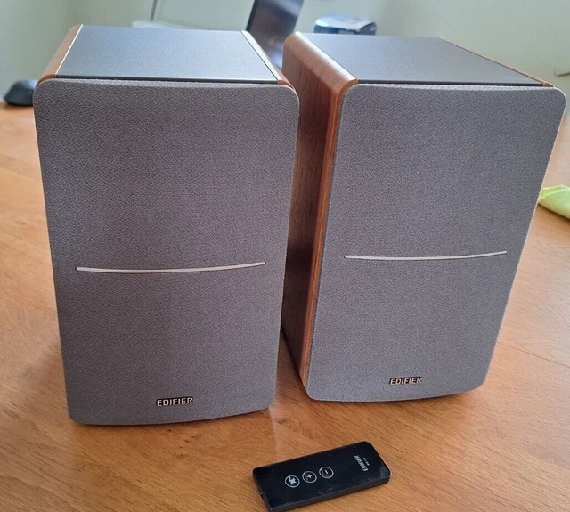 EDIFIER R1280T POWERED Bookshelf / Monitor Speakers c/w Remote ...