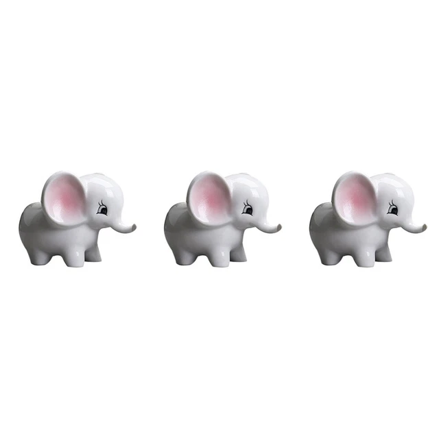 3 pcs Keramik Anlage Halter Pflanzen Töpfe Innen Elefant Pflanzer